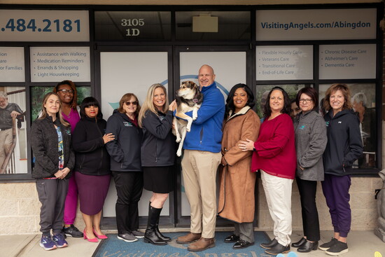 Members of the Visiting Angels team. Photo Credit: Kerry Dietz. 