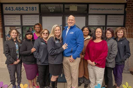 Members of the Visiting Angels team. Photo Credit: Kerry Dietz. 