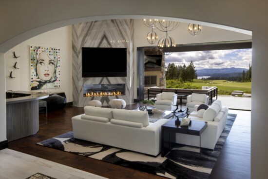 Interior design by Donna Hoffman/Impeccably Designed Homes.