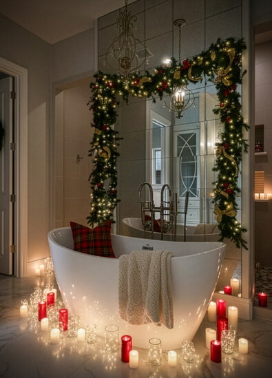 A warm evening glow from a Story Built home in Conroe. Thoughtful lighting and inviting textures reflect the builder’s focus on livable beauty.