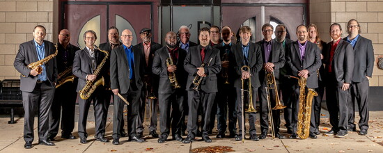 Big band Cincinnati Contemporary Jazz Orchestra. Photo by Steve Magas. 