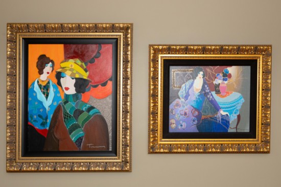 These two paintings are among Mary Ellen's favorites, collected over years of travel and exploring galleries and private collections.