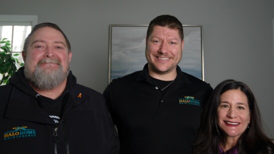 Halo’s Andy Barresse, Dave Faulkner and Rose Marie Iskowitz