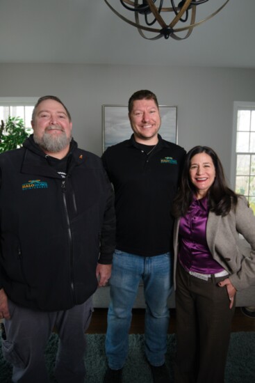 Halo’s Andy Barresse, Dave Faulkner and Rose Marie Iskowitz