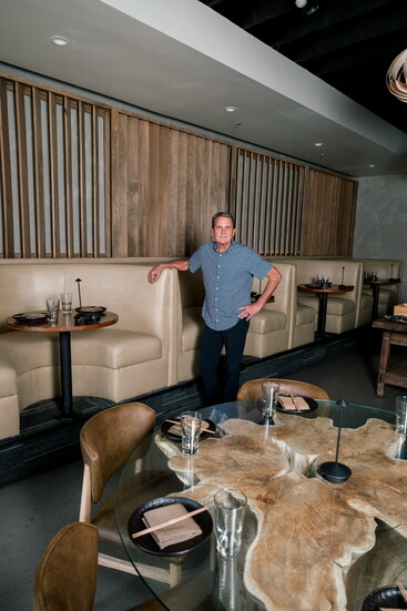 Tom Kaufman at Tomu-San Sushi