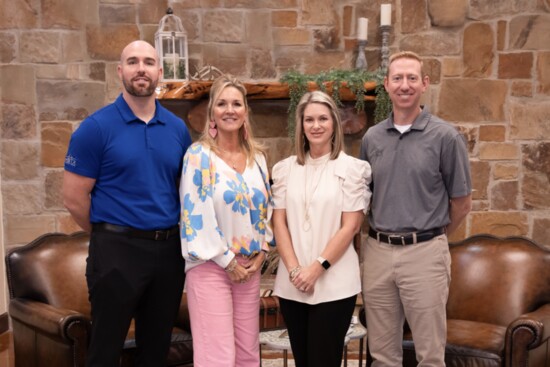 Left to Right, Kyle Tatum, Kelli Delozier, Beth Freeman, Eric Stacey