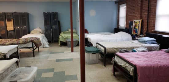 Men's dormitory at Gillespie Center