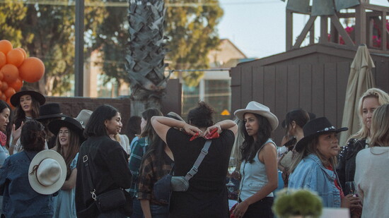 Every visit to the patio is filled with great energy and "Pioneer Town" vibes.