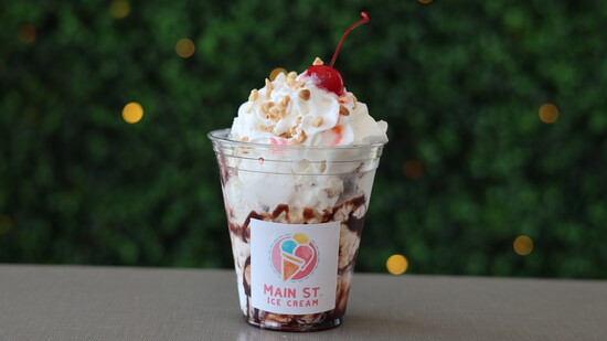 Caramel Brownie Sundae