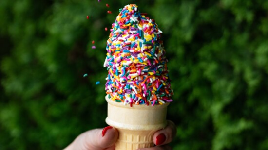 vanilla twist with sprinkles - Dairy Treat