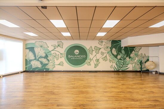 Main, Non-Heated Yoga Room, Mural by Katelynn Mia-Fusco