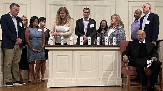 Local officials took part in last year's remembrance event.