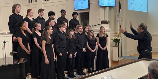 The GHS Madrigal Choir performed at last year's remembrance event. 