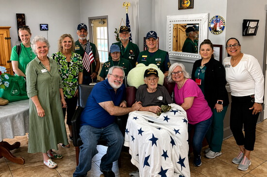 WHV Ceremony for Corporal Billy Bob Bryant