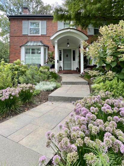 Remodeled and reimagined exterior from Kirkwood Home and Landscape & Julie's Garden