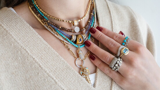 Intentionally curated jewelry blends diamonds, turquoise, and connection at J. Landa. Photos by Becca Wright
