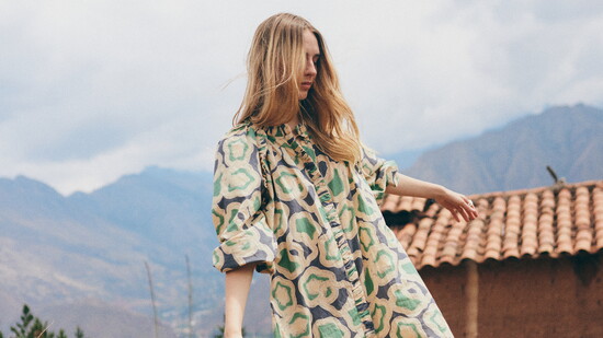 Mirth draws inspiration from traditional techniques like handloom weaving, jamdani, khadi, and block printing. Photo courtesy of Mirth