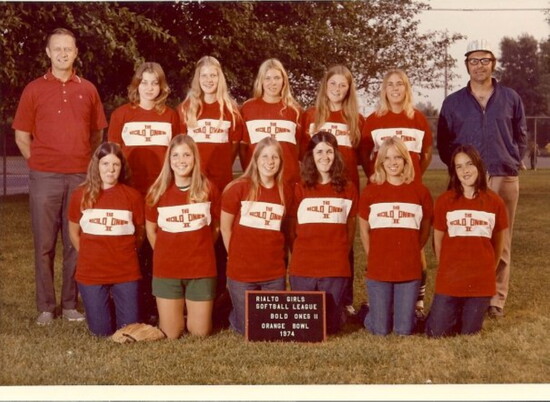 Sports can improve your health and help build a network- softball team