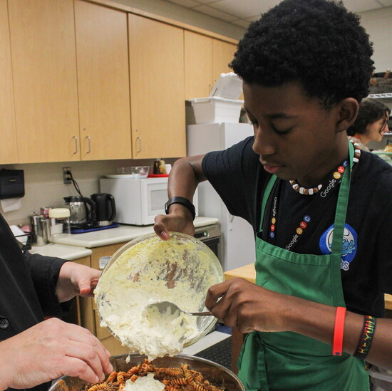 Keyon adds some finishing touches