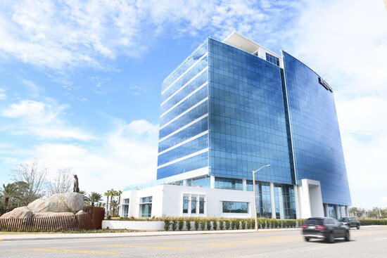The five-year-old Brown & Brown building - downtown Daytona's tallest building. (Photo Credit: Brown & Brown)
