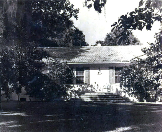 The Brown family house circa 1945, now The Martini Restaurant in Daytona. (Photo Credit: Brown & Brown)