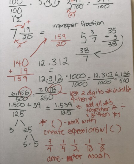 Alegebra notes.