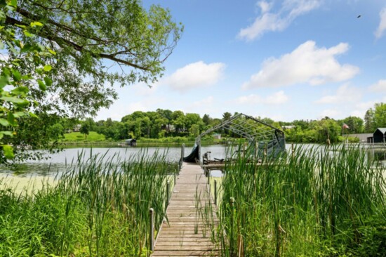 The Home's Private Boat Dock