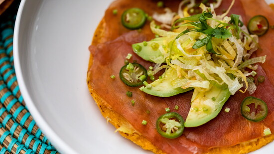Flora, Tuna Tostada. Photo by Kirsten Gilliam