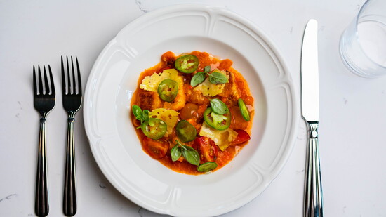 potato gnocchi arrabbiata