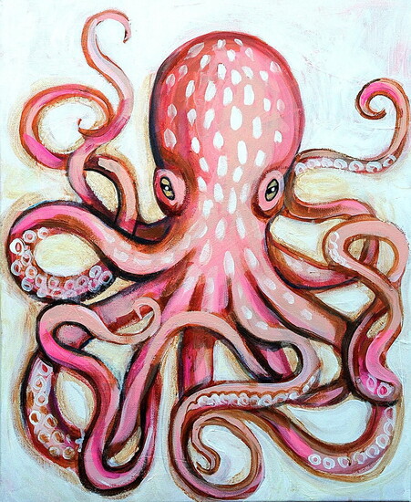 Pink Octopus - Kira Yustak
