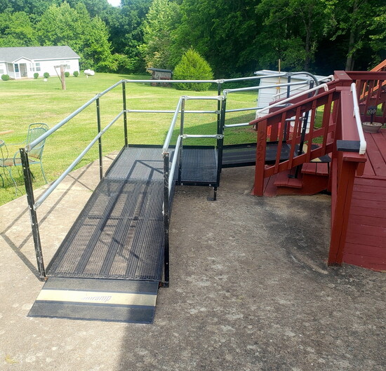 Ramp built at residence. Photo Credit: Building Goodness Foundation