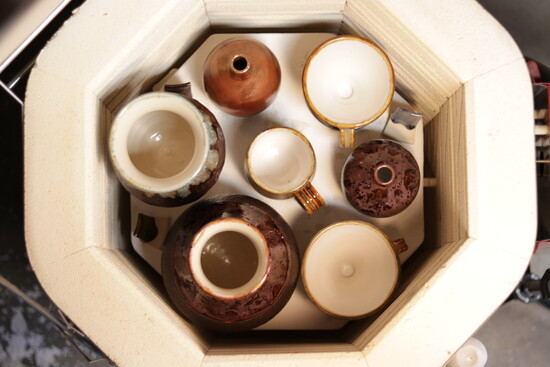 A look inside the kiln