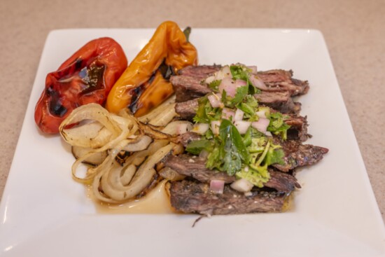 Skirt Steak with Chimichurri Sauce 