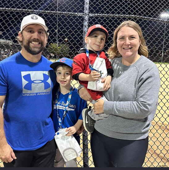 Theodore Stevens and his family