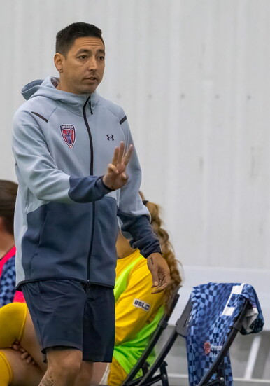 Brandon Kim, Indy Eleven W League Head Coach / Photo by Matt Schlotzhauer