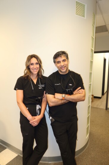 Dr. Allison Winkler, DMD  and Dr. Akshay Vij 