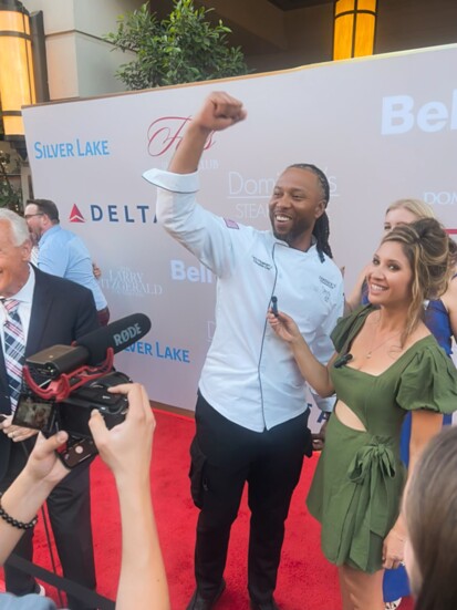 Red Carpet with Larry Fitzgerald