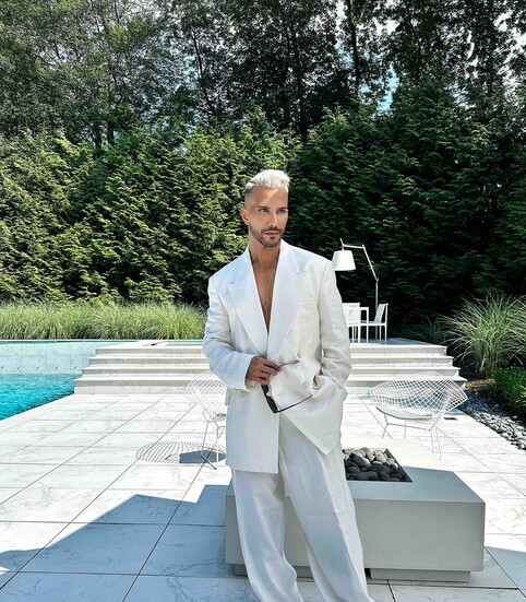 Jay Manuel at his Wilton home. Photo courtesy Jay Manuel. 