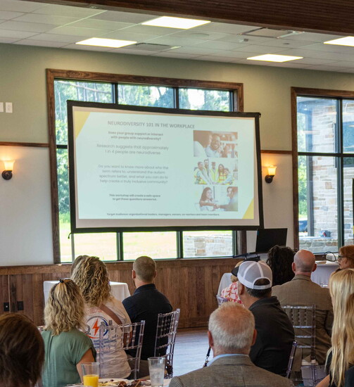 Highlighting the mission of Inspire ND to the community