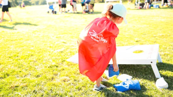 Children participating in the event get a free cape!