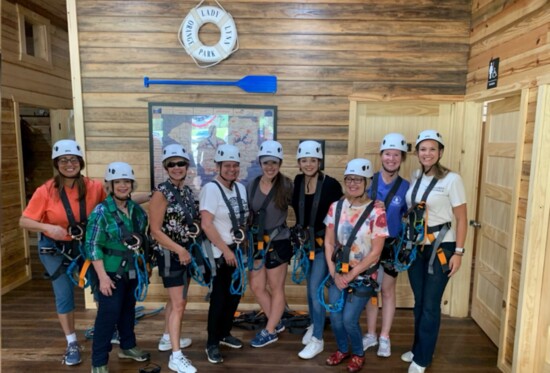 A fun day ziplining