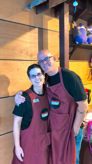 Susie and Matthew Gillikin are the co-owners of the Isekai Arcade.