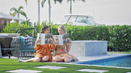 Lauren and Ciara read City Lifestyle Naples