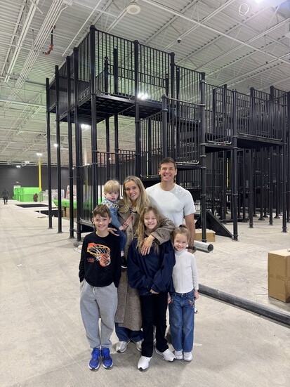 Co-Owner of Slick City Jordan Wade and family