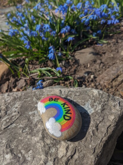 May is Mental Health Awareness -- paint some rocks and share to inspire strangers. 