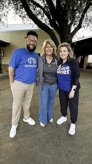 Giving Grace staff at a fundraiser. 