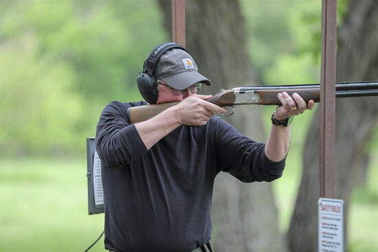 Photo provided by Jeff Taylor at last year's Clay Shoot.