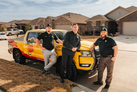 Truly Nolen team on-site at a client's residence. 