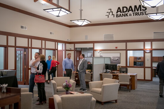 Inside the Adams Bank & Trust Windsor branch, where relationships, trust, and personalized service remain central to the banking experience.