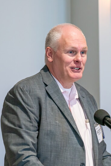 Sumner County Director of Schools Dr. Scott Langford provides an education update at a recent Forward Sumner meeting.